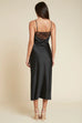 Sabella black midi dress